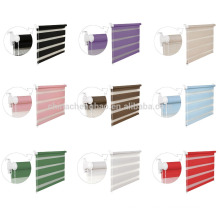 New fashion double layer bead chain zebra curtains rainbow color